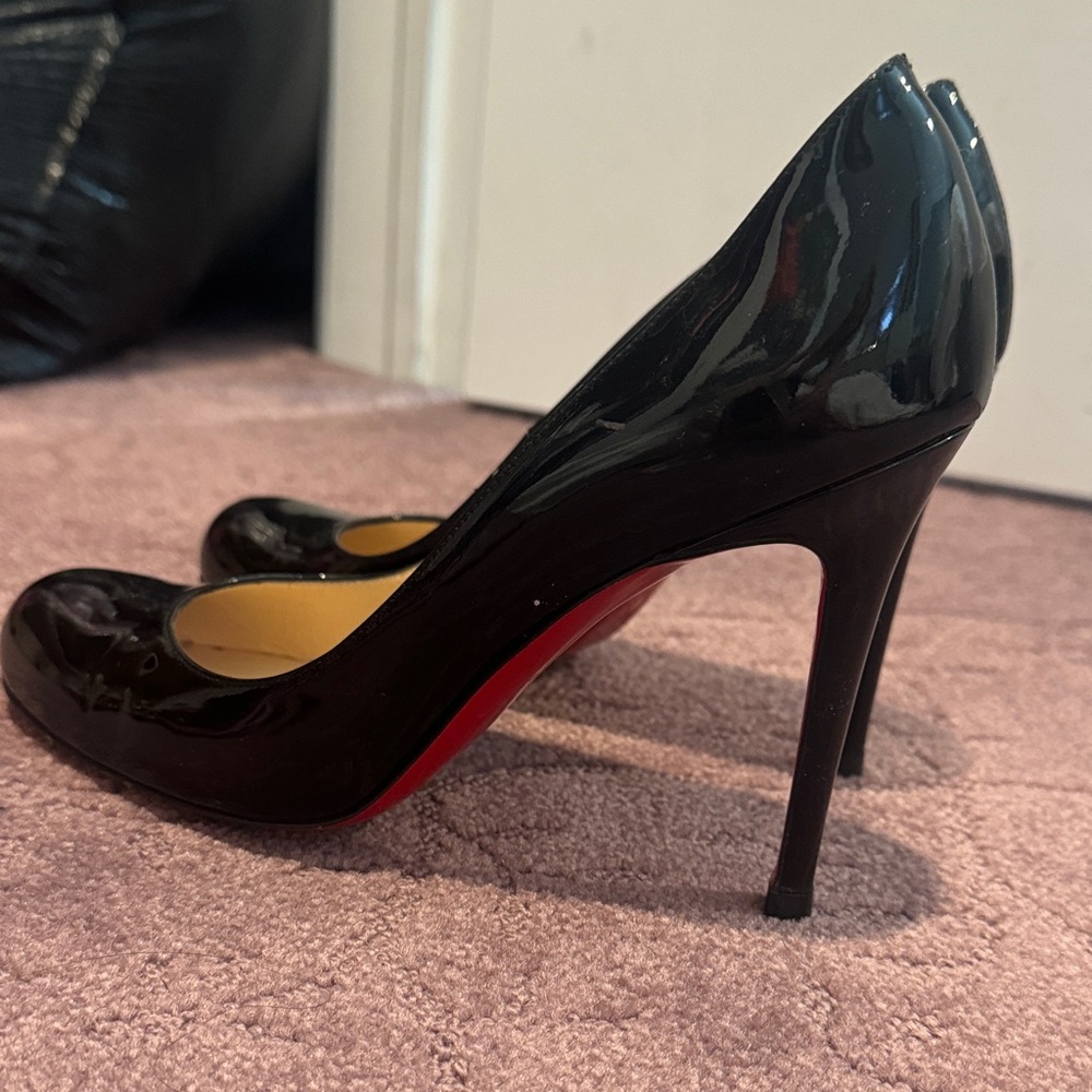 Christian Louboutin Black Patent Heels